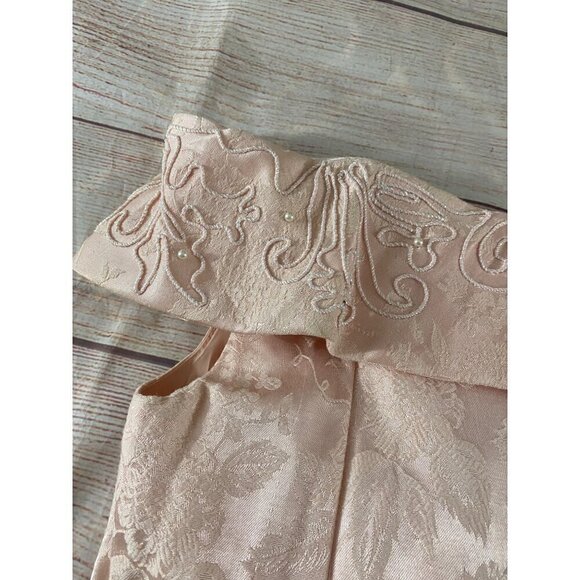 Vintage Cache Petites By Bari Protas Women's Embellished Cocktail Dress - 8 - Picture 13 of 14